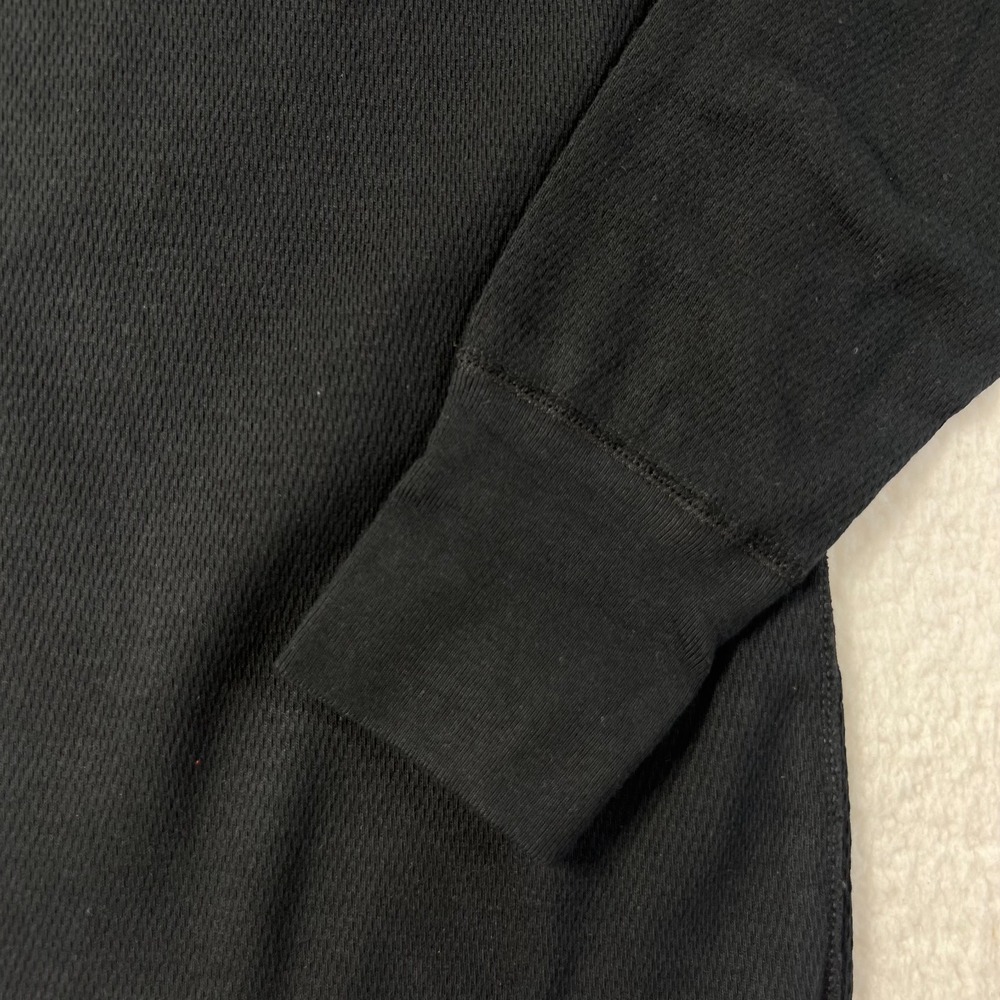 Carhartt Heavyweight Cotton Thermal Crewneck Top Black Men's Size S VTG NWT - Picture 8 of 16